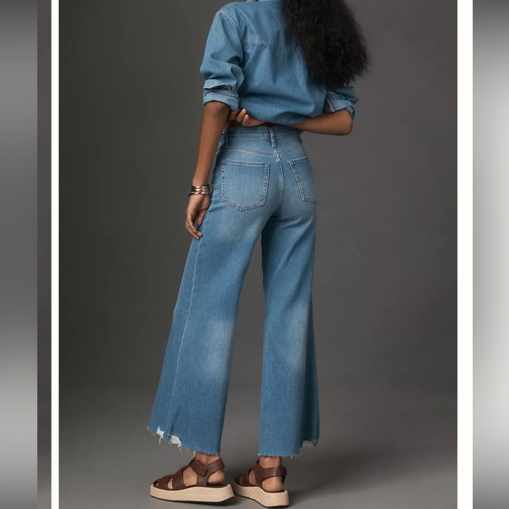 FRAME Le Palazzo Crop high-waisted jeans - Picture 6 of 13